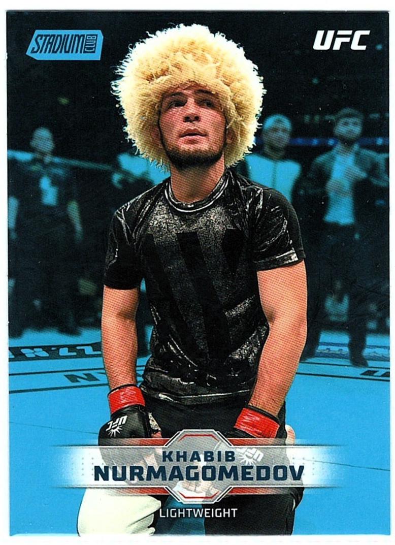 Khabib Nurmagomedov 2026 Topps Stadium Club UFC Base #54 Light Blue