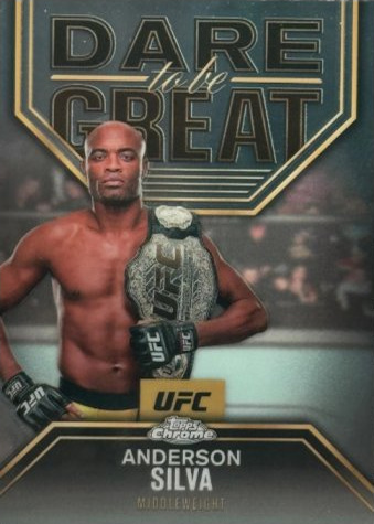 Anderson Silva 2025 Topps Chrome UFC Dare to Be Great #DBG-1 Superfractor