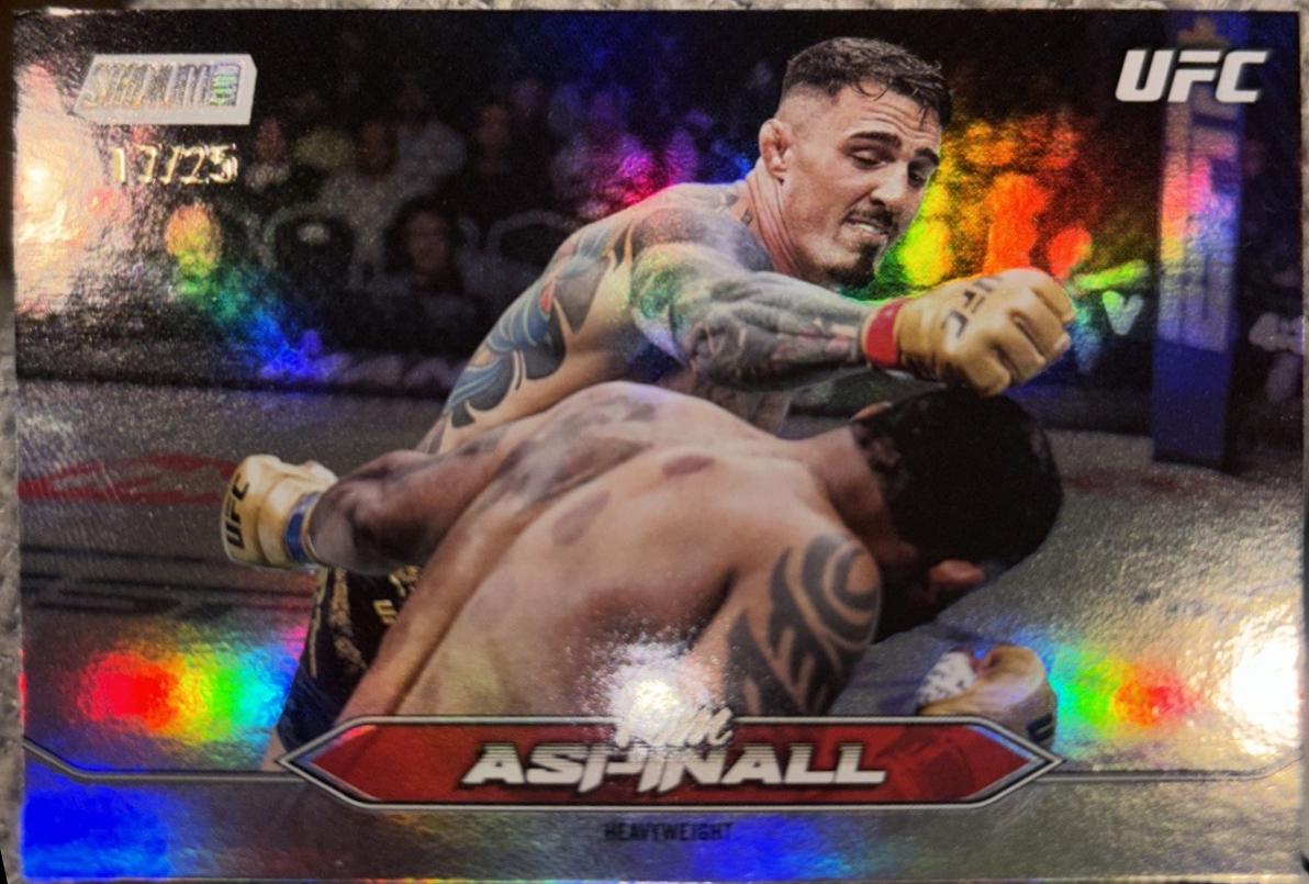 Tom Aspinall 2025 Topps Stadium Club UFC Base #8 Rainbow