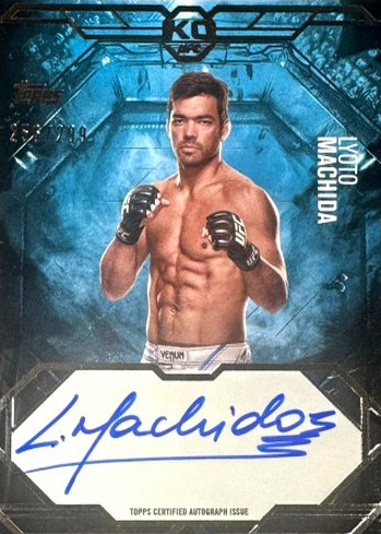 Lyoto Machida 2025 Topps Knockout UFC Knockout Autographs #KA-LM Red