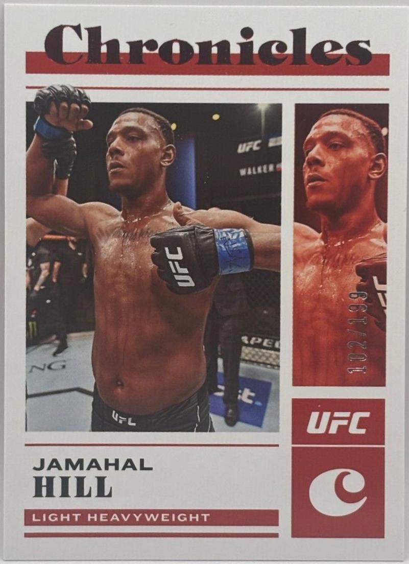 Jamahal Hill 2023 Panini Chronicles UFC Base Chronicles #60 Red