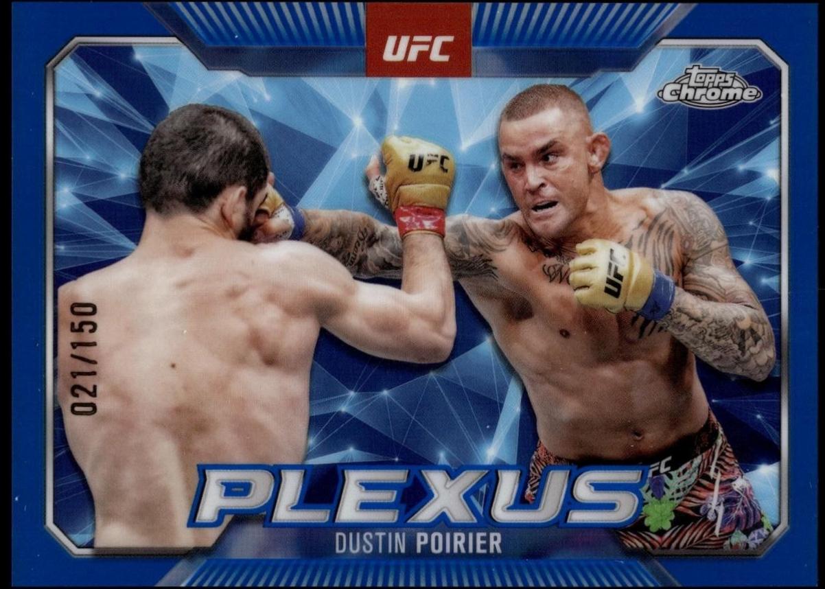 Dustin Poirier 2025 Topps Chrome UFC Plexus #PLX-15 Blue Refractor