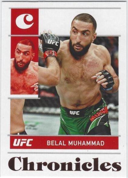 Belal Muhammad 2022 Panini Chronicles UFC Base Chronicles #36 Bronze