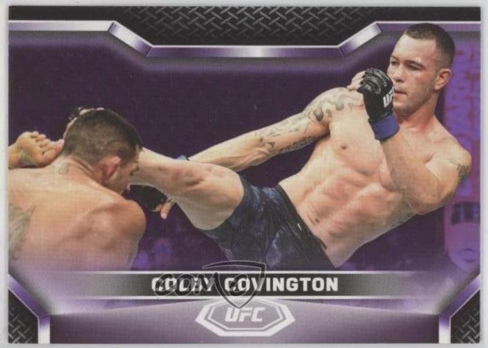 Colby Covington 2020 Topps UFC Knockout Base #62 Purple