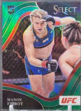 Manon Fiorot 2022 Panini Select UFC Octagonside #204 Green