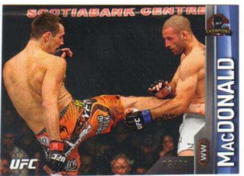 Rory MacDonald 2015 Topps UFC Champions Base #195 Blue