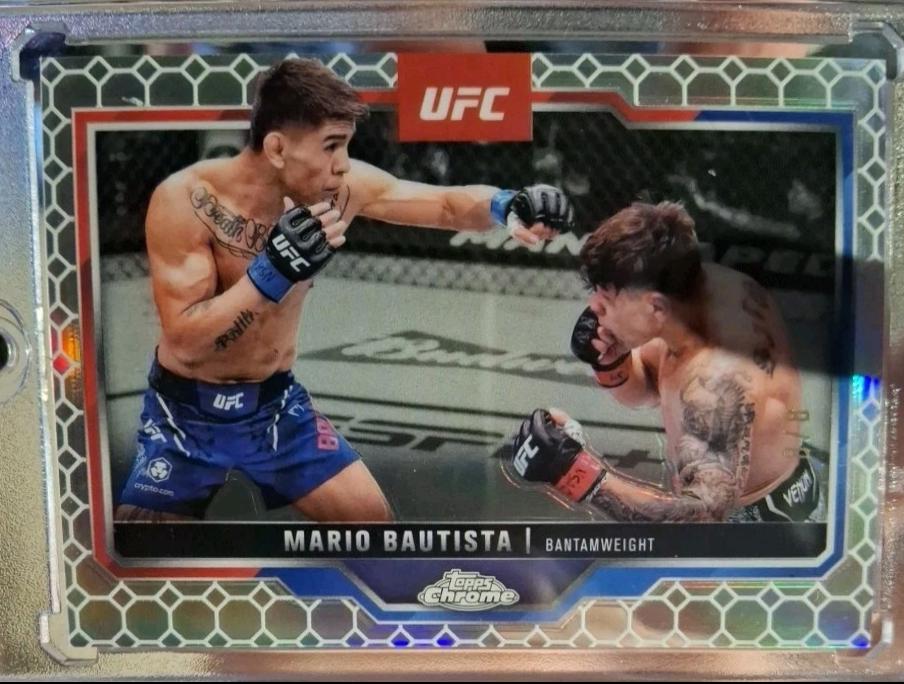 Mario Bautista 2025 Topps Chrome UFC Base #98 OctaFractor