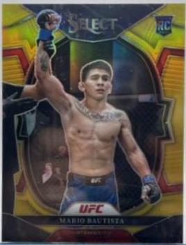 Mario Bautista 2023 Panini Select UFC Concourse #69 Gold
