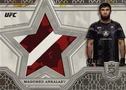 Magomed Ankalaev 2024 Topps Royalty UFC Star Relics #SRR-7 Blue