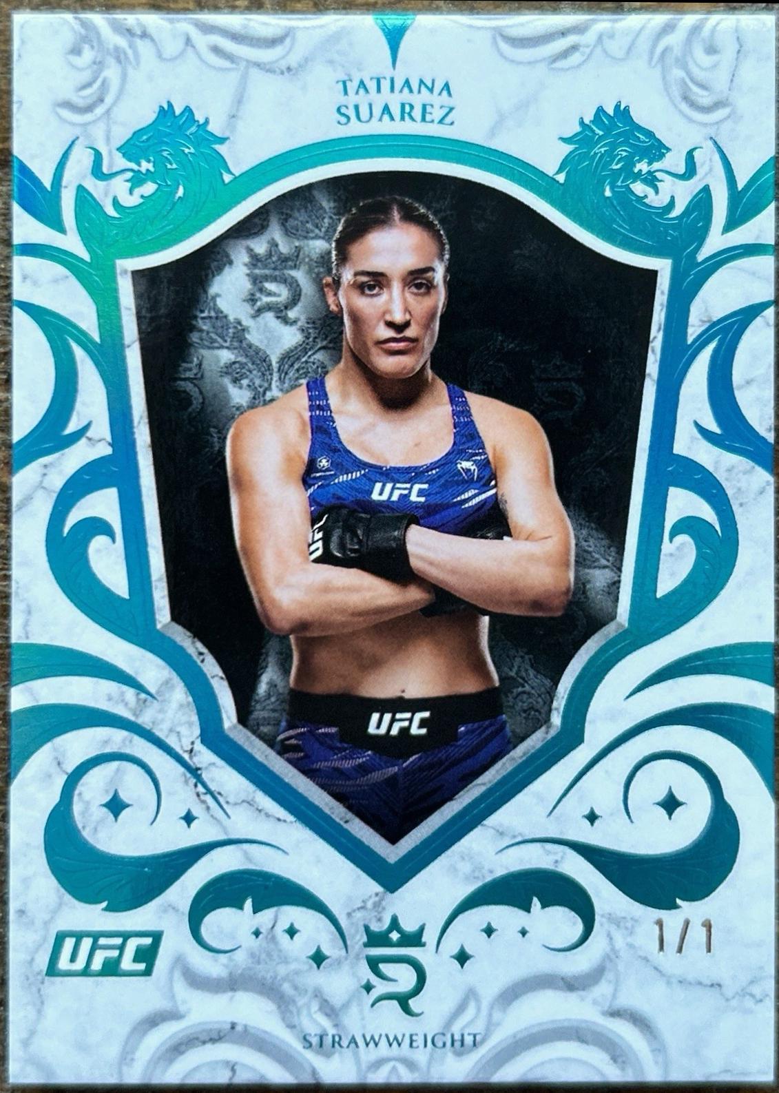 Tatiana Suarez 2025 Topps Royalty UFC Base #14 Green