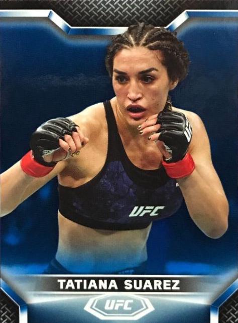 Tatiana Suarez 2020 Topps UFC Knockout Base #36 Blue