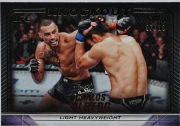 Carlos Ulberg 2024 Topps Knockout UFC Base #29 Black