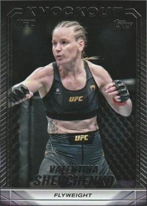 Valentina Shevchenko 2024 Topps Knockout UFC Base #72 Emerald