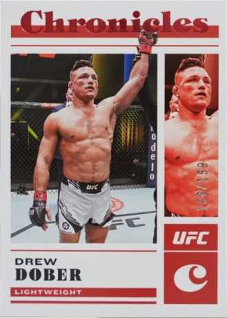 Drew Dober 2023 Panini Chronicles UFC Base Chronicles #7 Silver