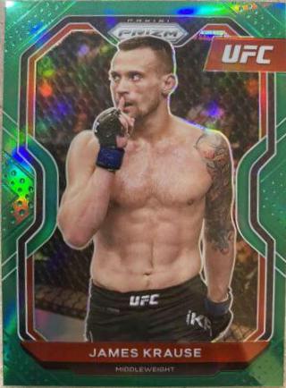 James Krause 2021 Panini Prizm UFC Base #34 Green