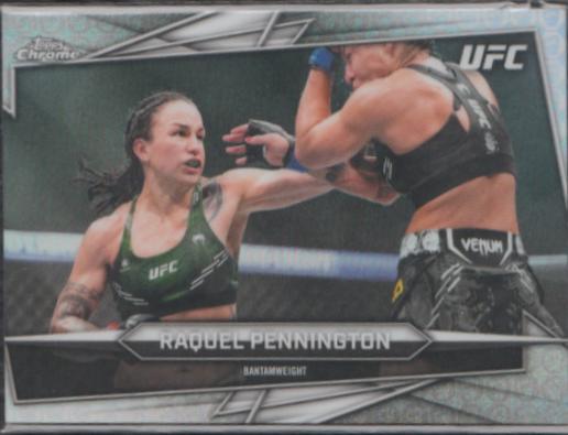 Raquel Pennington 2026 Topps Chrome UFC Base #103 UFC Glove Refractor