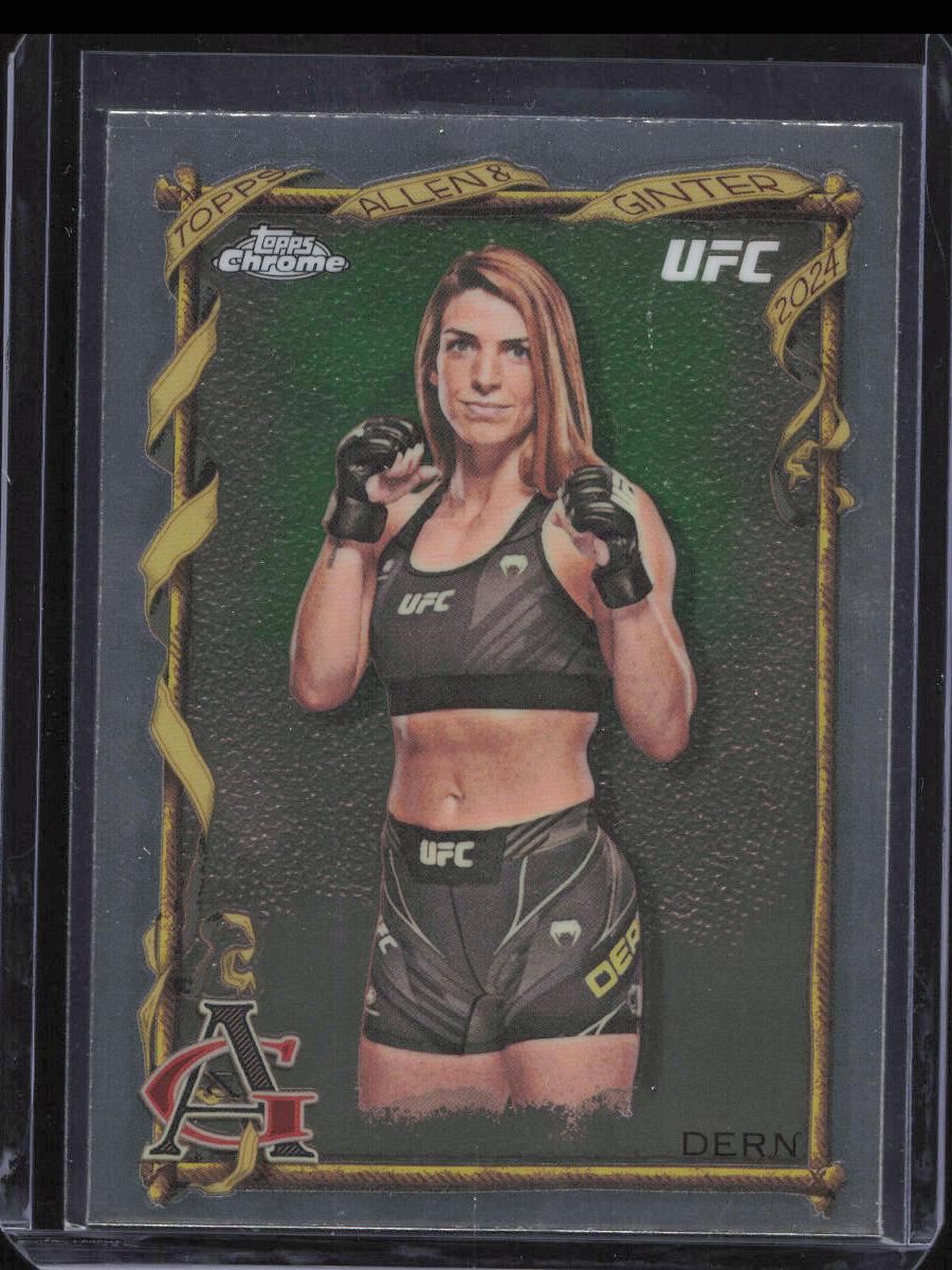 Mackenzie Dern 2024 Topps Chrome UFC Base #117 Prism Refractor