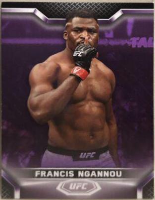 Francis Ngannou 2020 Topps UFC Knockout Base #64 Purple