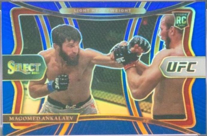 Magomed Ankalaev 2021 Panini Select UFC Premier Level #159 Blue
