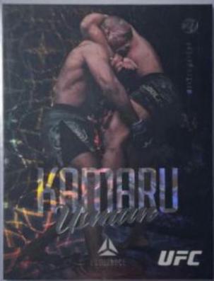 Kamaru Usman 2021 Panini Chronicles UFC Base Luminance #59 Asia