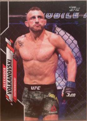Alexander Volkanovski 2020 Topps UFC Base #48 Black