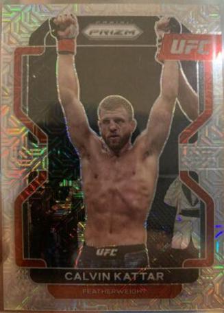 Calvin Kattar 2022 Panini Prizm UFC Base #169 Mojo