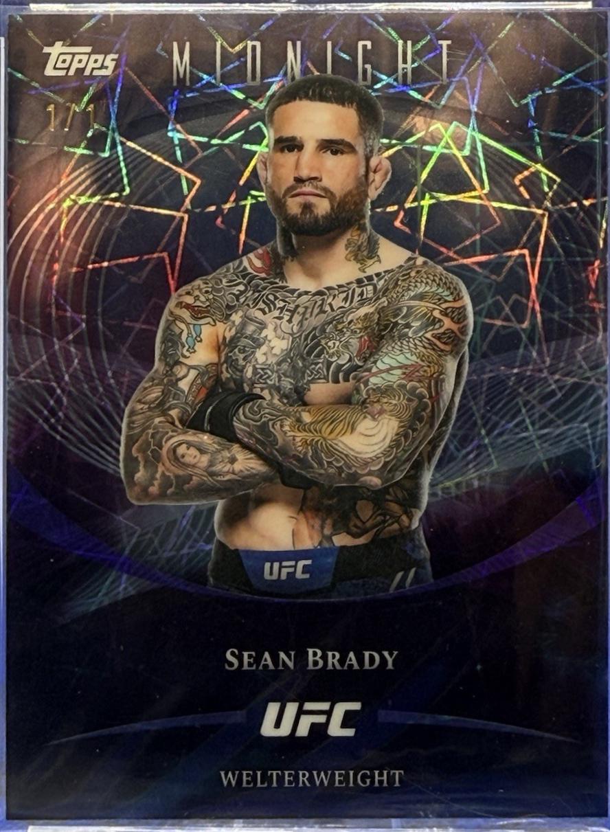 Sean Brady 2026 Topps Midnight UFC Base #17 Daybreak