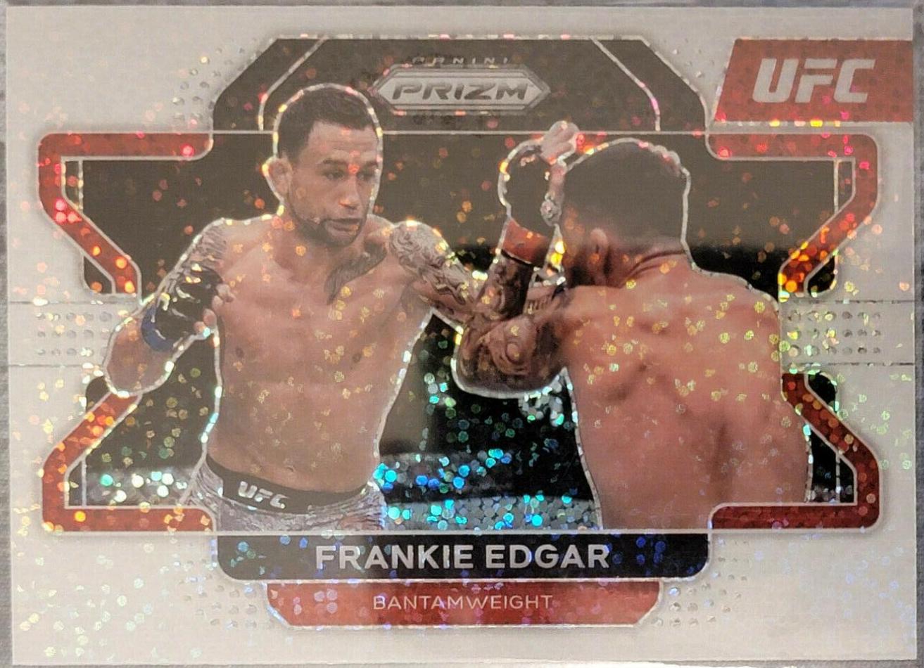 Frankie Edgar 2022 Panini Prizm UFC Base #51 White Sparkle