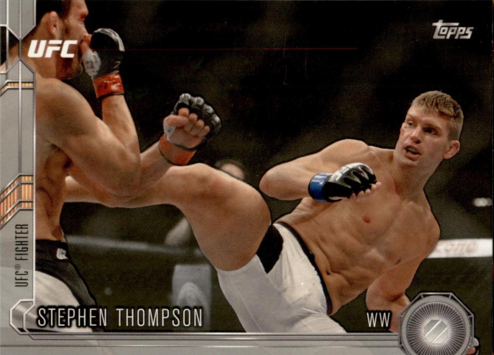 Stephen Thompson 2015 Topps UFC Chronicles Base #154 Silver