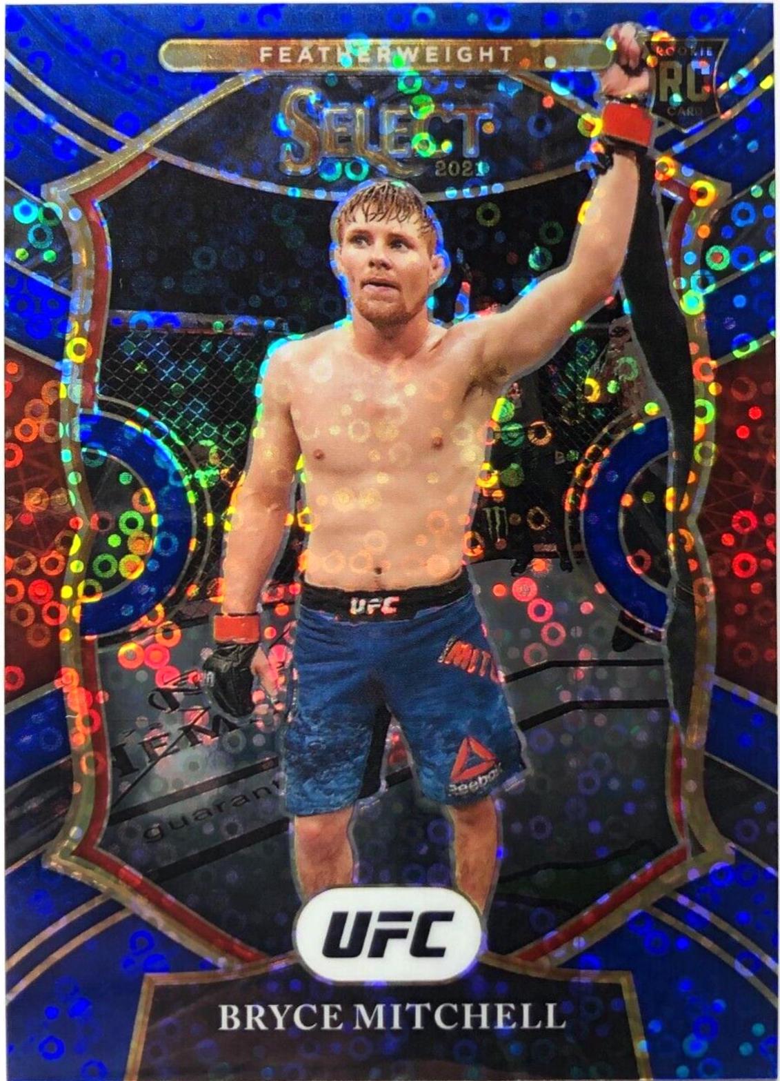 Bryce Mitchell 2021 Panini Select UFC Concourse #81 Blue Disco