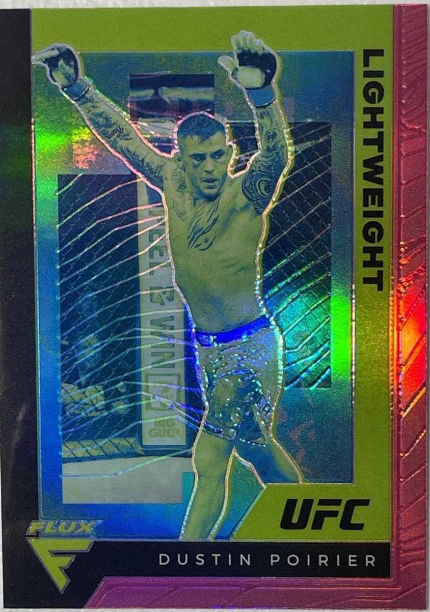 Dustin Poirier 2021 Panini Chronicles UFC Base Flux #252 Pink