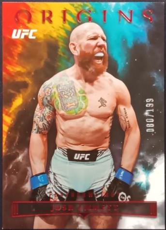 Josh Emmett 2023 Panini Chronicles UFC Base Origins #134 Red