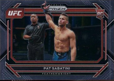 Patrick Sabatini 2023 Panini Prizm UFC Base #69 Ruby Wave