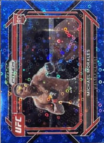 Michael Morales 2023 Panini Prizm Under Card UFC Base #97 Blue
