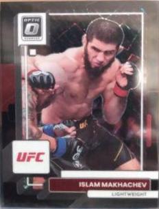Islam Makhachev 2023 Panini Donruss Optic UFC Base #41 Black Velocity