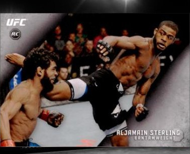 Aljamain Sterling 2015 Topps UFC Knockout Base #29 Red