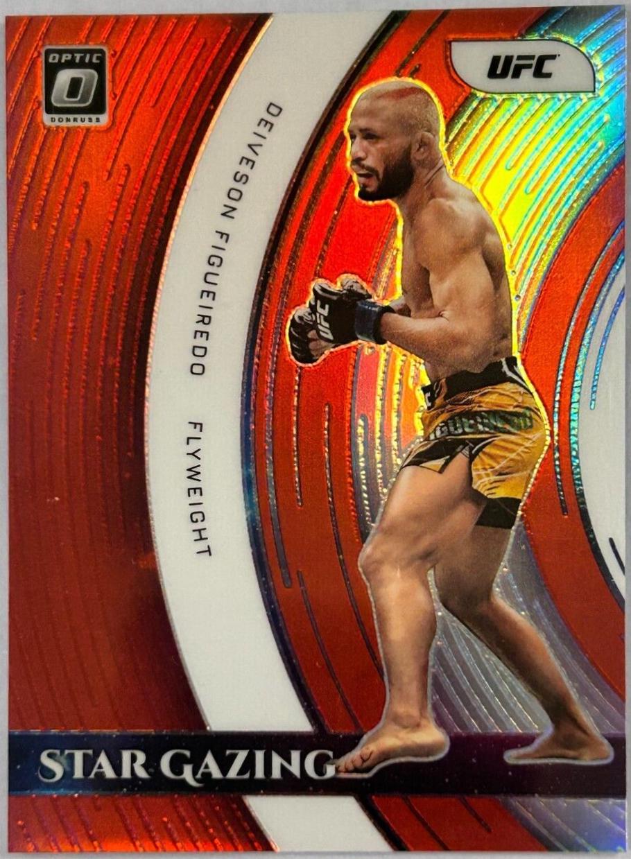 Deiveson Figueiredo 2022 Panini Donruss Optic UFC Star Gazing #19 Red