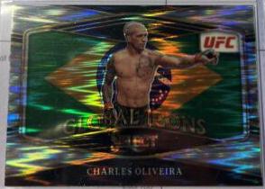 Charles Oliveira 2022 Panini Select UFC Global Icons #27 Silver