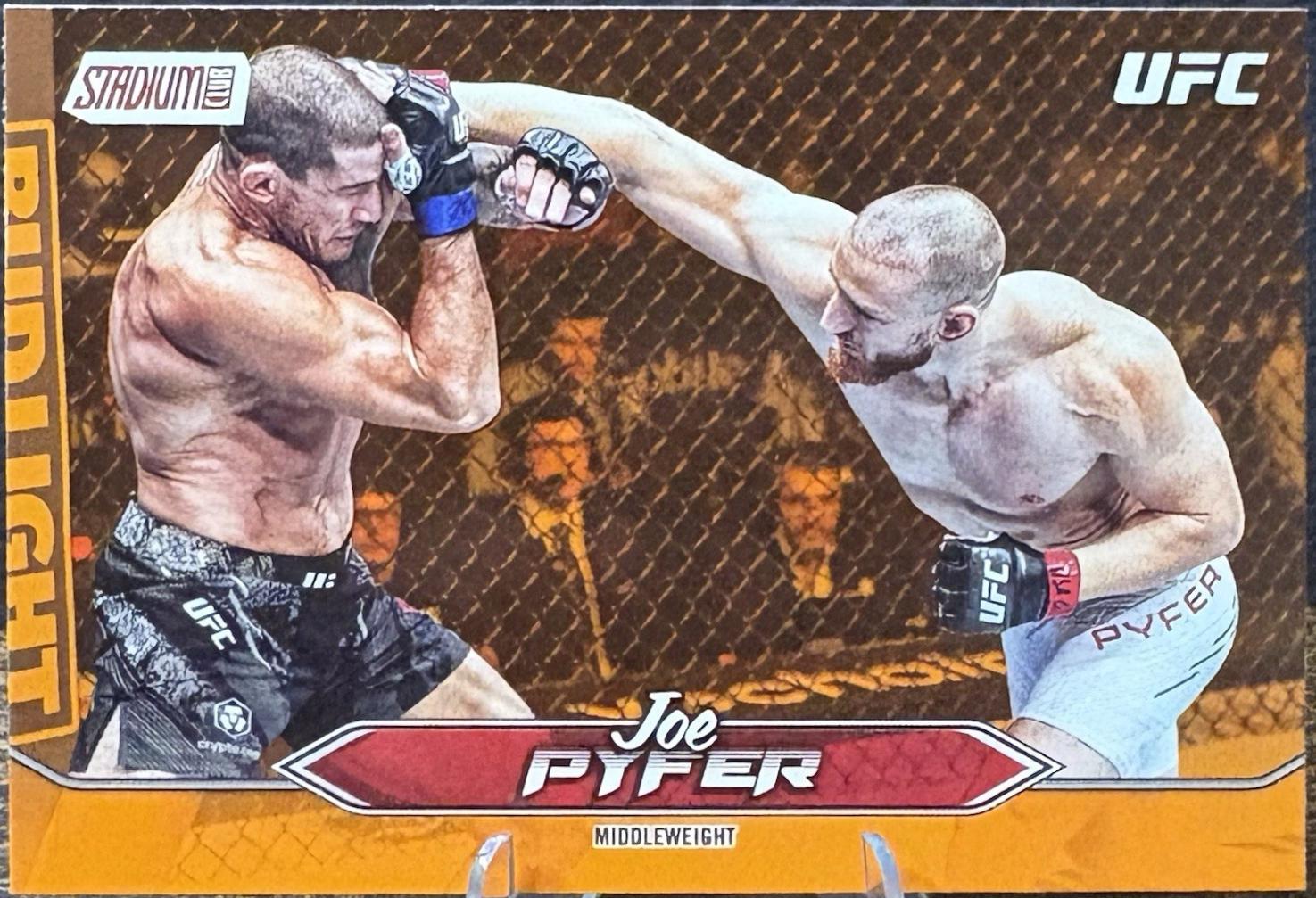 Joe Pyfer 2025 Topps Stadium Club UFC Base #89 Orange