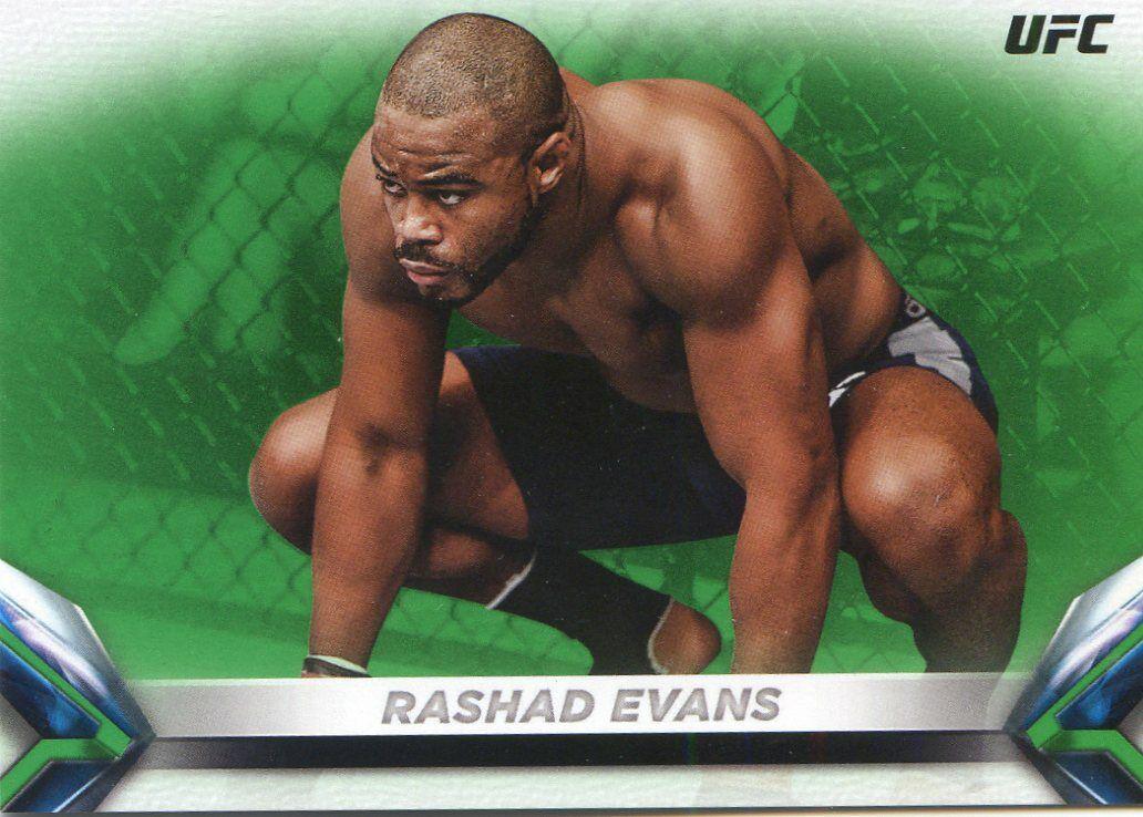Rashad Evans 2018 Topps UFC Knockout Base #42 Green