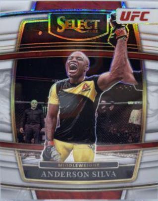 Anderson Silva 2022 Panini Select UFC Concourse #2 White