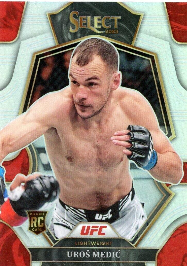Uros Medic 2023 Panini Select UFC Premier Level #103 Silver