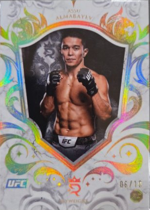 Assu Almabayev 2025 Topps Royalty UFC Base #9 Green
