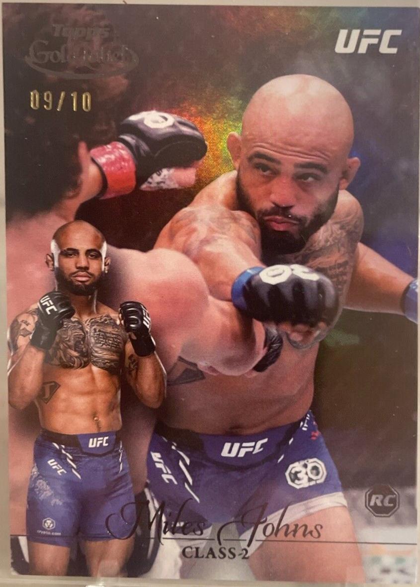 Miles Johns 2024 Topps Gold Label UFC Base Class II #13 Green