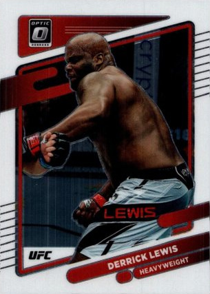 Derrick Lewis 2022 Panini Donruss Optic UFC Base #80 Green