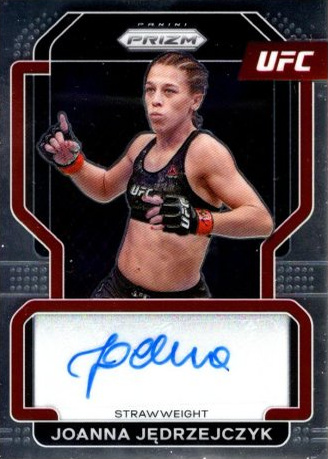 Joanna Jędrzejczyk 2022 Panini Prizm UFC Signatures #10 Gold
