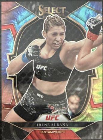 Irene Aldana 2023 Panini Select UFC Concourse #84 Tie Dye