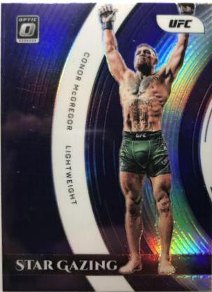 Conor McGregor 2022 Panini Donruss Optic UFC Star Gazing #6 Purple