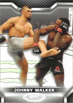 Johnny Walker 2020 Topps UFC Knockout Base #67 Gold