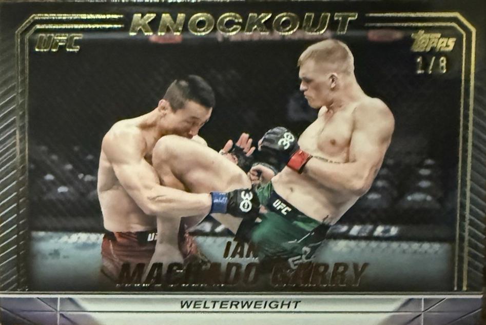 Ian Machado Garry 2024 Topps Knockout UFC Base #38 Gold
